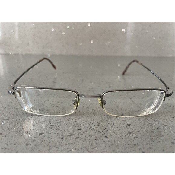 Ray-Ban Half Rim Eyeglasses Frames ONLY RB 6062 2502  49-19-140 Italy Silver - Picture 1 of 12